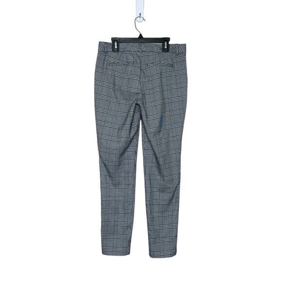 Banana Republic Ryan fit black white plaid pants size 2 - Picture 6 of 7
